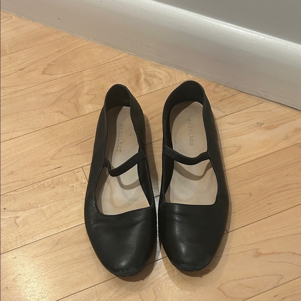 Everlane Black Mary Jane Flats